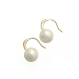 ストーン付きコットンパールフックピアス(8mm) シンプル キュービックジルコニ… | VINGTAINE | 詳細画像3