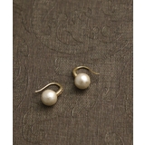 ストーン付きコットンパールフックピアス(8mm) シンプル キュービックジルコニ… | VINGTAINE | 詳細画像7