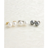 クリスタルパールピアス/イヤリング(10mm)/シンプル P1340 | VINGTAINE | 詳細画像3
