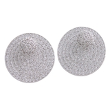 パヴェバックプレートピアス ひし形 サークル | VINGTAINE | 詳細画像2