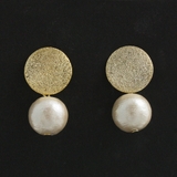 ゴールドプレート×コットンパールピアス/イヤリング/チタンポスト P1397 | VINGTAINE | 詳細画像9 