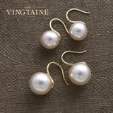 パールフックピアス（10mm 12mm）P14 18[アクセサリー | VINGTAINE | 詳細画像1 