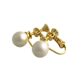 一粒コットンパールピアス/イヤリング8mm/チタンポスト P1404 | VINGTAINE | 詳細画像3