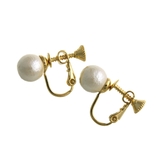 一粒コットンパールピアス/イヤリング8mm/チタンポスト P1404 | VINGTAINE | 詳細画像5