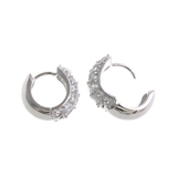 パヴェリングピアス キュービックジルコニア フープピアス | VINGTAINE | 詳細画像5