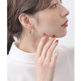 パヴェリングピアス キュービックジルコニア フープピアス | VINGTAINE | 詳細画像6