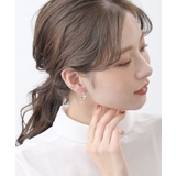 キュービックジルコニアリングピアス/小ぶり/フープピアス/シンプル P1416 | VINGTAINE | 詳細画像3 