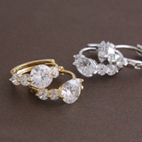 キュービックジルコニアリングピアス/小ぶり/フープピアス/シンプル P1416 | VINGTAINE | 詳細画像8 