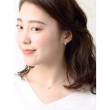 ダブルキュービックジルコニアピアス 2粒 CZ | VINGTAINE | 詳細画像3 
