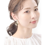 ダブルウェーブプレートピアス/イヤリング/大ぶり P1494 | VINGTAINE | 詳細画像2 