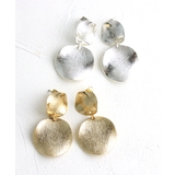 ダブルウェーブプレートピアス/イヤリング/大ぶり P1494 | VINGTAINE | 詳細画像6 