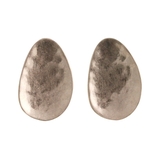 楕円ビッグプレートピアス イヤリング ネジバネ式 | VINGTAINE | 詳細画像2