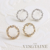 ピアス サークル キュービックジルコニア | VINGTAINE | 詳細画像1