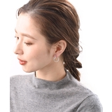 サークルバックキャッチピアス キュービックジルコニア ゴールド | VINGTAINE | 詳細画像10 