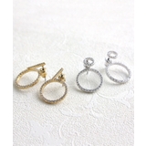 サークルバックキャッチピアス キュービックジルコニア ゴールド | VINGTAINE | 詳細画像16 