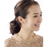 パヴェサークルピアス イヤリング ネジバネ式 | VINGTAINE | 詳細画像6 