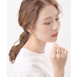 ボリュームメタルハーフフープピアス イヤリング シンプル | VINGTAINE | 詳細画像7