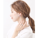 ボリュームメタルハーフフープピアス イヤリング シンプル | VINGTAINE | 詳細画像9