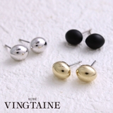 ミニメタルボールピアス シンプル スタッドピアス | VINGTAINE | 詳細画像1