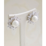 クラシカルパールビジューピアス イヤリング ネジバネ式 | VINGTAINE | 詳細画像5 