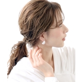 つや消し ぽってりリングピアス イヤリング | VINGTAINE | 詳細画像5