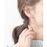 クリアストーン×バー ミニ ピアス | VINGTAINE | 詳細画像8