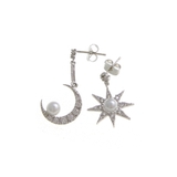 ムーン＆スターピアス イヤリング 月 | VINGTAINE | 詳細画像3 