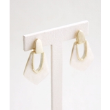 べっ甲風マーブル模様デザインピアス イヤリング 大人っぽい | VINGTAINE | 詳細画像8