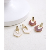 べっ甲風マーブル模様デザインピアス イヤリング 大人っぽい | VINGTAINE | 詳細画像9