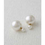 パールキャッチピアス 8mm×20mm 大粒 | VINGTAINE | 詳細画像2
