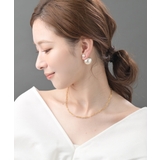 パールキャッチピアス 8mm×20mm 大粒 | VINGTAINE | 詳細画像3
