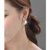 パールキャッチピアス 8mm×20mm 大粒 | VINGTAINE | 詳細画像6