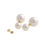 パールキャッチピアス 14mm×20mm 大粒 | VINGTAINE | 詳細画像2