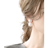 パールキャッチピアス 14mm×20mm 大粒 | VINGTAINE | 詳細画像5