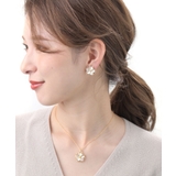 シェル風フラワーピアス イヤリング お花 | VINGTAINE | 詳細画像5