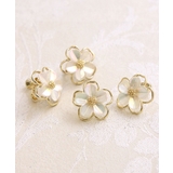 シェル風フラワーピアス イヤリング お花 | VINGTAINE | 詳細画像6