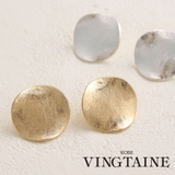サークルプレートピアス イヤリング ラウンド型 | VINGTAINE | 詳細画像1