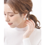 パヴェメタルボールピアス キャッチレスピアス キュービックジルコニア | VINGTAINE | 詳細画像8 