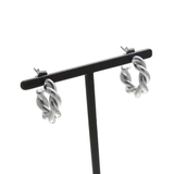 ツイストハーフフープピアス リングピアス 編み込み | VINGTAINE | 詳細画像6 