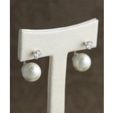 一粒パール×キュービックジルコニアピアス バックキャッチピアス キュービックジル… | VINGTAINE | 詳細画像10 
