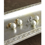 一粒パール×キュービックジルコニアピアス バックキャッチピアス キュービックジル… | VINGTAINE | 詳細画像8 