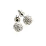 キュービックジルコニアパヴェボールピアス キュービックジルコニア 球状P2 | VINGTAINE | 詳細画像3