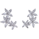 トリプルフラワーピアス/キュービックジルコニア/お花 P2-54 | VINGTAINE | 詳細画像3 