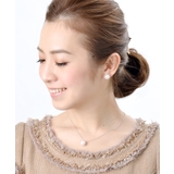 一粒淡水パール×キュービックジルコニアピアス イヤリング 結婚式 | VINGTAINE | 詳細画像7 
