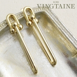 メタルデザインバーピアス 大ぶり 大きめ | VINGTAINE | 詳細画像1 