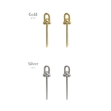 メタルデザインバーピアス 大ぶり 大きめ | VINGTAINE | 詳細画像2 