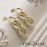 チェーンデザインピアス 上品 大人可愛い | VINGTAINE | 詳細画像1