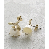 ホワイトフラワーピアス イヤリング パール調 | VINGTAINE | 詳細画像8