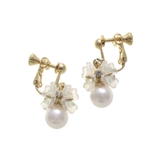 パール&フラワーピアス イヤリング フックピアス | VINGTAINE | 詳細画像5