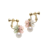 パール&フラワーピアス イヤリング フックピアス | VINGTAINE | 詳細画像6